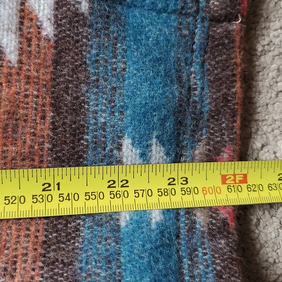 Blue B Women's Pendleton Wool Blend Western Cawl Neck Spring Jacket Coat Size S - Picture 11 of 13